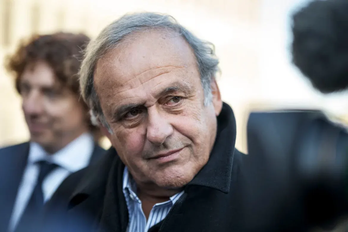 Former UEFA president Michel Platini (Photo by Fabrice COFFRINI / AFP)